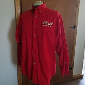 Vintage Bud Racing Shirt w/ Dale Jr 8 Logo